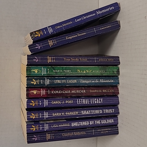 Lot of 10 Love Inspired Suspense Inspirational Romance Paperback Books - Picture 16 of 16